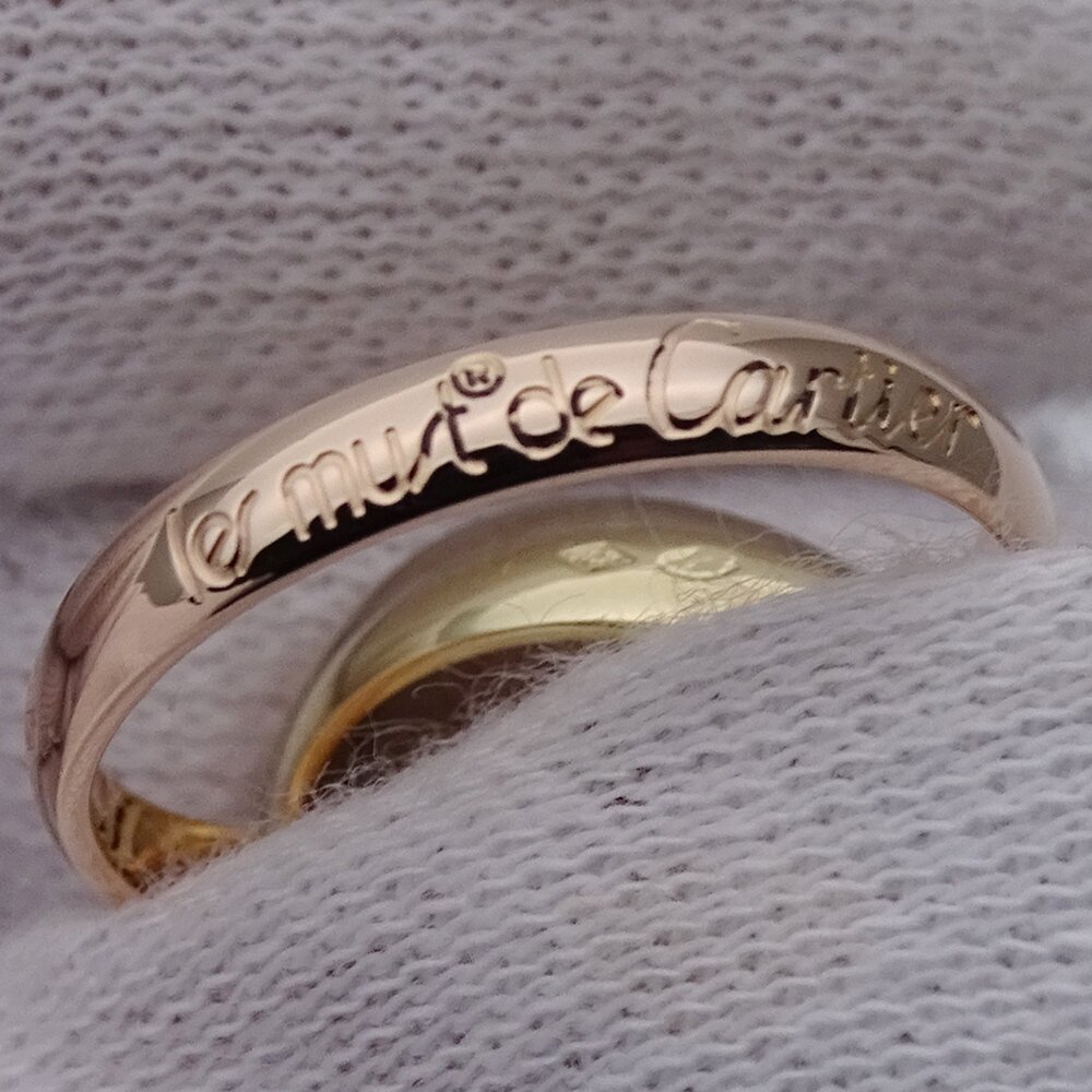 CARTIER Gold Trinity Ring #49 - Picture 8 of 13